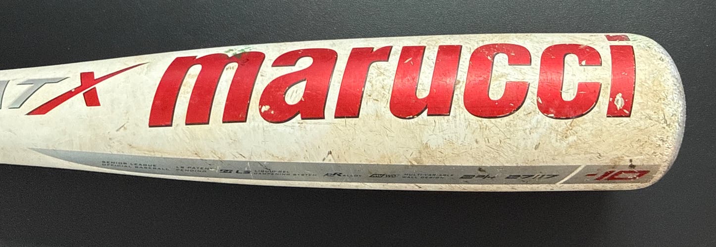 2023 Marucci CATX Alloy USSSA Certified Bat (-10) 17 oz 27" (Used)