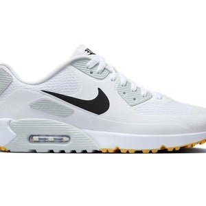 Nike Air Max 90 G Water Resistant Golf Shoes White/Black/Gum Size 11.5, 13 NEW