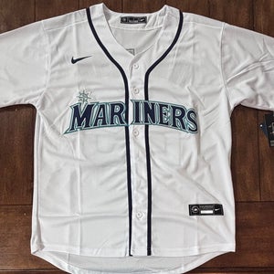 Cal Raleigh Seattle Mariners White Jersey Adult Medium NWT