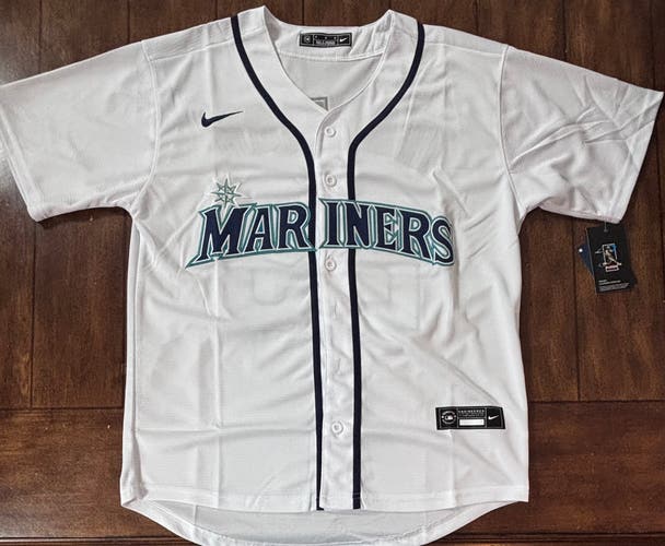 Cal Raleigh Seattle Mariners White Jersey Adult Medium NWT