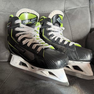 2021 Bauer GSX Hockey Goalie Skates Extra Wide Width Size 4.5 (Used)