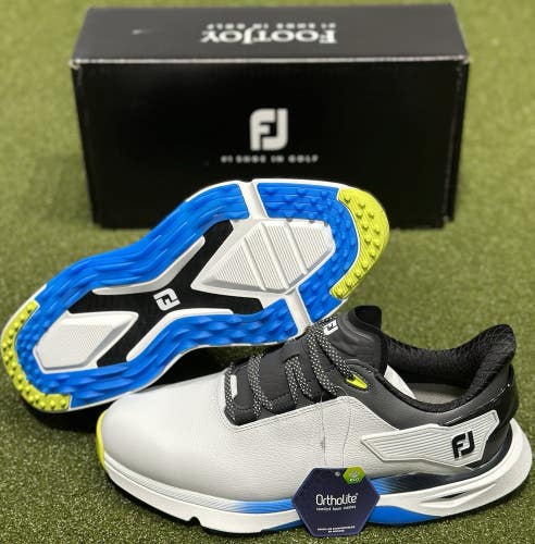 FootJoy Pro/SLX Carbon Golf Shoes 56918 White/Navy 9 Medium (D) NEW in Box