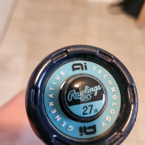 2025 Rawlings Clout AI Alloy USABat Certified Bat (-10) 18 oz 27" (Used)