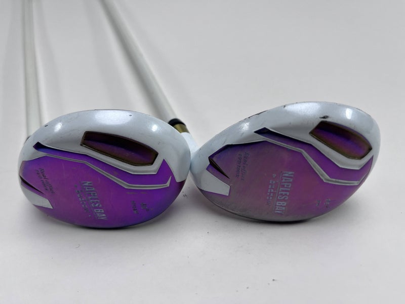 Naples Bay Budrow Offset PVD 9 & PW Hybrid Set 40* 45* Ladies Graphite Womens RH
