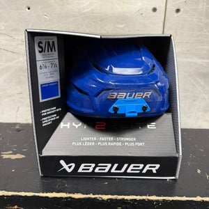 Bauer Hyperlite 2 Helmet S/M Blue (New)