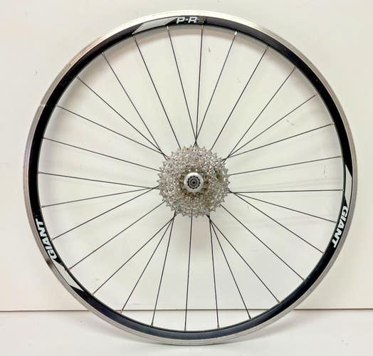 Giant P-R2 9-Speed 32-Spoke Black Aluminum 622x14/700C Road Bike Rear Wheel