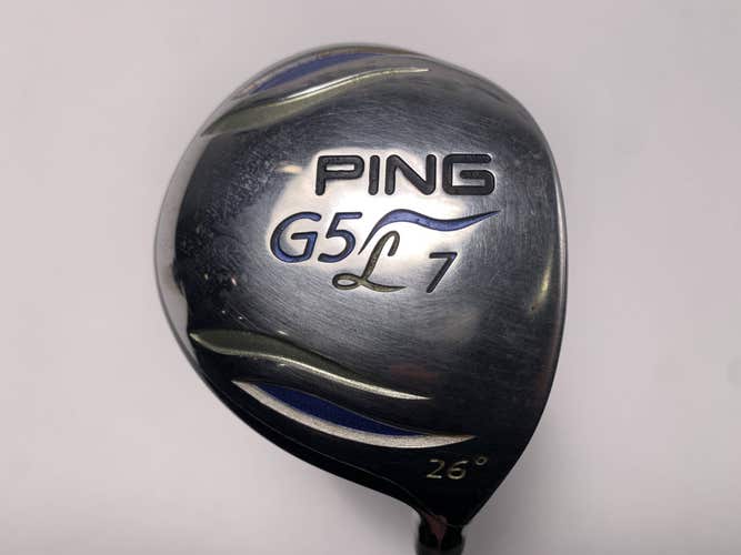 Ping G5 Ladies 7 Fairway Wood 26* ULT50F Ladies Graphite Womens RH