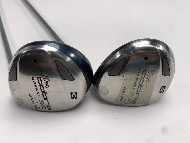 Cobra SZ Offset 3 & 5 Fairway Wood Set 15* 18* Aldila HM Tour 50g Ladies RH
