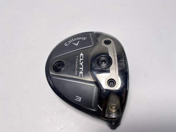 Callaway Elyte Ti 3 Fairway Wood 15* HEAD ONLY Mens RH
