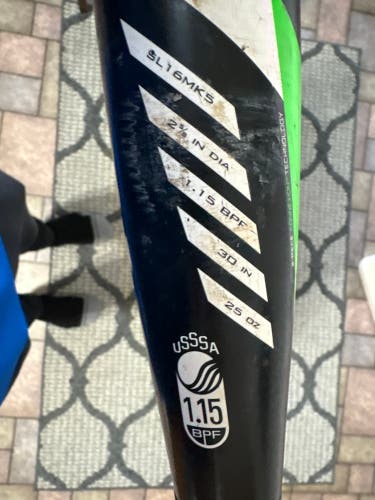 2016 Easton Mako Composite USSSA Certified Bat (-5) 25 oz 30" (Used)