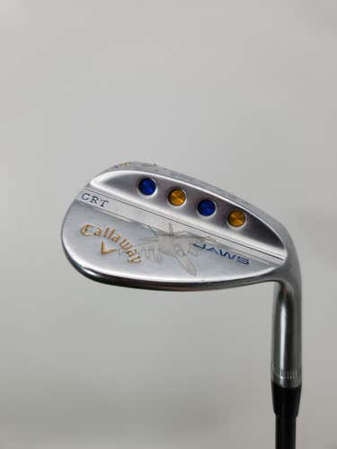 2019 CALLAWAY JAWS MD5 PLATINUM CHROME WEDGE 58*/8C STIFF UST RECOIL ES 35" GOOD