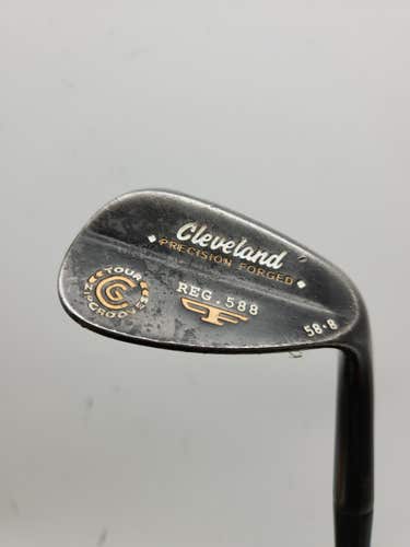 CLEVELAND 588 FORGED BLACK PEARL WEDGE 58*/8 WEDGEFLEX TOUR 35" POOR