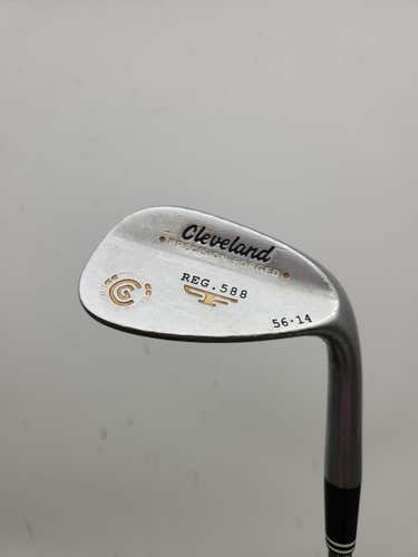 CLEVELAND 588 FORGED CHROME WEDGE 56*/14 WEDGEFLEX TOUR CONCEPT 35.25" FAIR