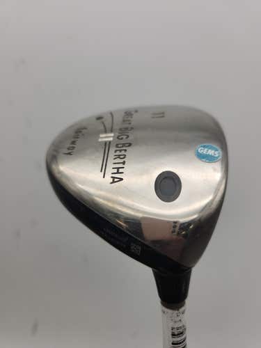 2004 CALLAWAY GREAT BIG BERTHA II 11 WOOD LADIES CALLAWAY GEMS 50 FAIR