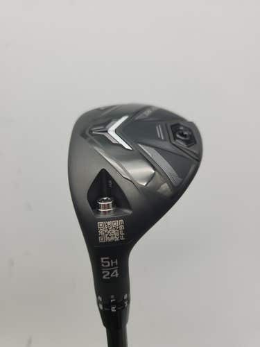 LEFTY COBRA DS ADAPT 5 HYBRID 24* STIFF UST RECOIL DART +HC DEMO