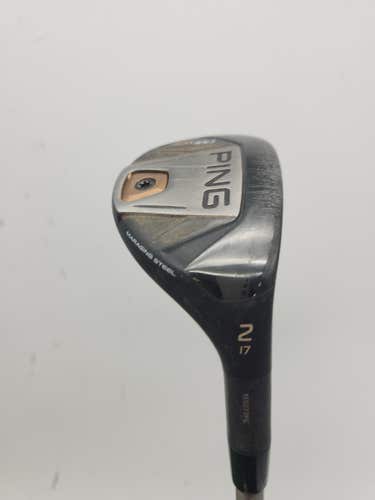 2018 PING G400 2 HYBRID 17* STIFF AEROTECH STEELFIBER I80 GOOD