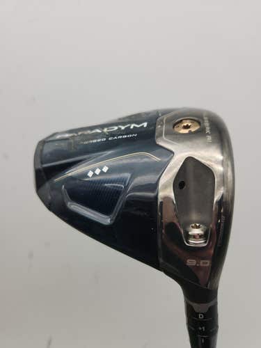 2023 CALLAWAY PARADYM TRIP DMND DRIVER 9* XSTIFF MITSU MMT 70 GOOD