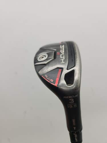 TAYLORMADE STEALTH 2 PLUS 3 HYBRID 19.5* XSTIFF UST PROFORCE V2 GOOD