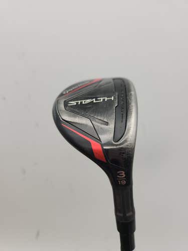 2022 TAYLORMADE STEALTH 3 HYBRID 19* XSTIFF HZRDUS SMOKE RDX RED GOOD
