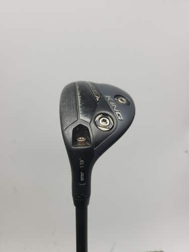 LEFTY 2021 COBRA COBRA KING TEC 3 HYBRID 19* STIFF TOUR AD GRAPH GOOD