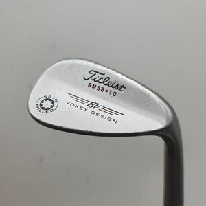 2009 TITLEIST VOKEY SPIN MILLED CHROME WEDGE 56*/10 STIFF DYNAGOLD 35.25" POOR