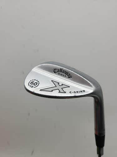 2008 CALLAWAY X FORGED WHITE CHROME WEDGE 60*/10 STIFF TT DYNAGOLD 35" FAIR