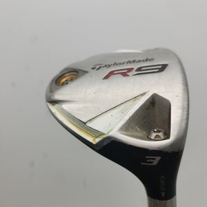 2009 TAYLORMADE R9 3 WOOD 15* STIFF FUJI MOTORE F3 FAIR