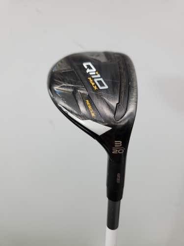 2024 TAYLORMADE QI10 MAX RESCUE 3 HYBRID 20* SENIOR FUJI SPEEDER NX 50 FAIR