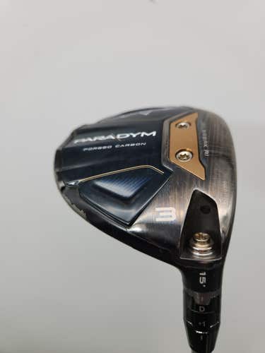 2023 CALLAWAY PARADYM 3 WOOD SENIOR ALDILA ASCENT 50 FAIR