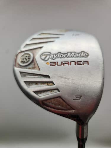 2007 TAYLORMADE BURNER 3 WOOD 15* REG TM REAX 50G POOR