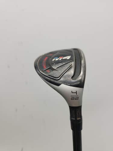 2018 TAYLORMADE M4 4 HYBRID 22* REG FUJI ATMOS RED 6 GOOD