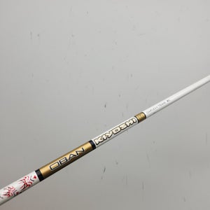 OBAN KIYOSHI WHITE 75 DRIVER SHAFT STIFF 75G CALLAWAY TIP 44" GOOD