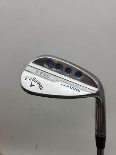 2019 CALLAWAY JAWS MD5 PLATINUM CHROME WEDGE 56*/10S STIFF DYNGOLD 36" FAIR