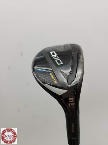 2024 TAYLORMADE QI10 RESCUE 3 HYBRID 19* REG VENTUS TR BLUE HB 6 +HC GOOD