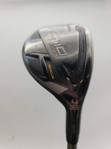 2024 TAYLORMADE QI10 MAX RESCUE 4 HYBRID 23* SENIOR FUJI SPEEDER NX 50 FAIR