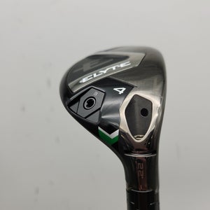 2025 CALLAWAY ELYTE 4 HYBRID 22* STIFF PROJX DENALI WHITE +HC VERYGOOD