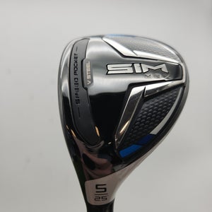 LEFTY 2020 TAYLORMADE SIM MAX 5 HYBRID 25* REG MITSU TENSEI AV BLUE 65 +HC DEMO