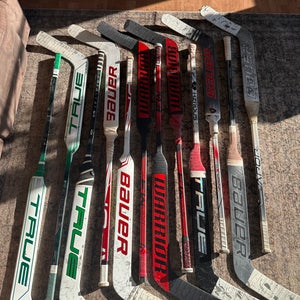 used goalie sticks with custom grips