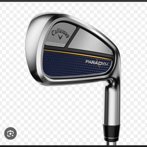 Men's 2023 Callaway Paradym Right Handed Iron Set Stiff Flex 6 Pieces Steel Shaft (Used)