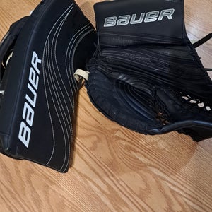 Bauer RX8 Limited Edition glove and RX6 blocker Regular (Used)