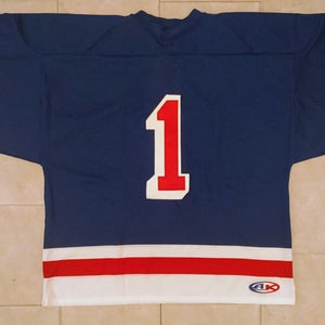 AK H550BK Rangers Style Goalie Jersey 4XL - New