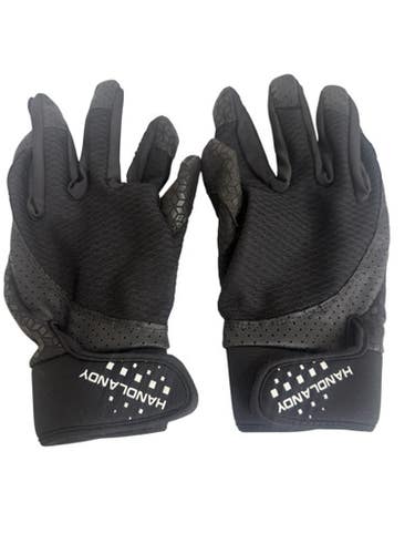Used BB/SB Batting Gloves Black MD 11406-S000109322