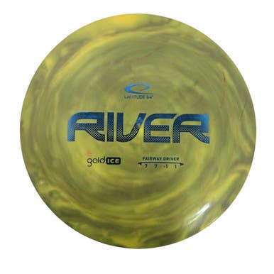 Used Latitude 64 RIVER GOLD ICE Disc Golf Driver Yellow 11406-S000109360