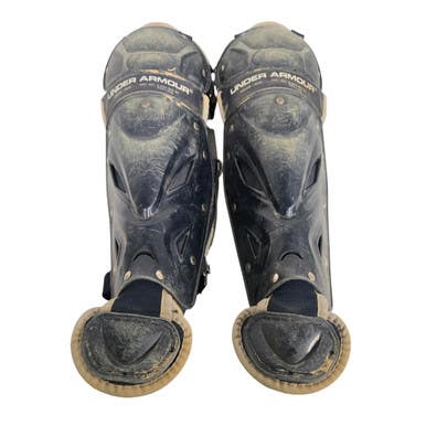 Used Under Armour SG Catchers Leg Guards Navy Blue Junior 11406-S000109548