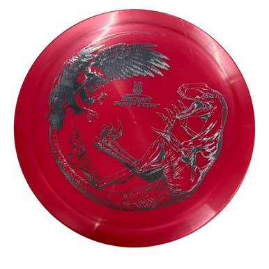 Used Discraft BIG Z RAPTOR Disc Golf Driver Red 11406-S000109598