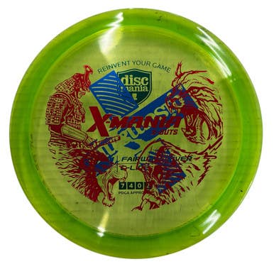 Used Discmania FD C-LINE MISPRINT Disc Golf Driver Neon Green 11406-S000109627