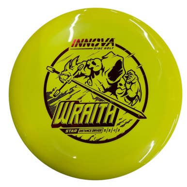 Used Innova STAR WRAITH Disc Golf Driver Yellow 11406-S000109634