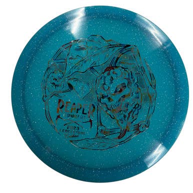 Used Discraft REAPER Z SPARLE GLO LE Disc Golf Driver Teal 11406-S000109639