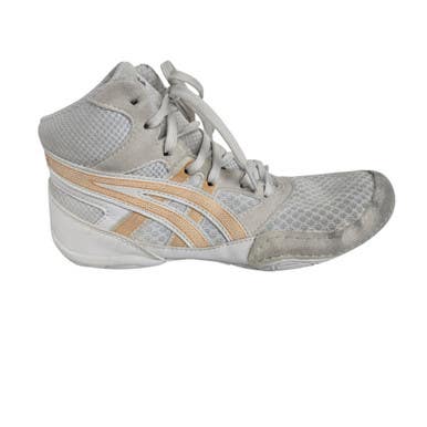 Used Asics Wrestling Shoes White Junior 03.5 11406-S000109021