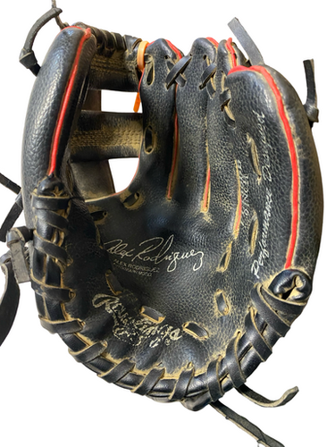 Used Rawlings PL158PB BB/SB Glove RH Throw Black 9" 11706-S000371284